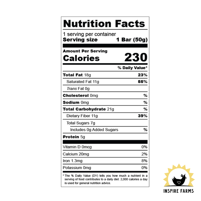 Date Sweetened Smooth Dark Chocolate – 72% Cacao