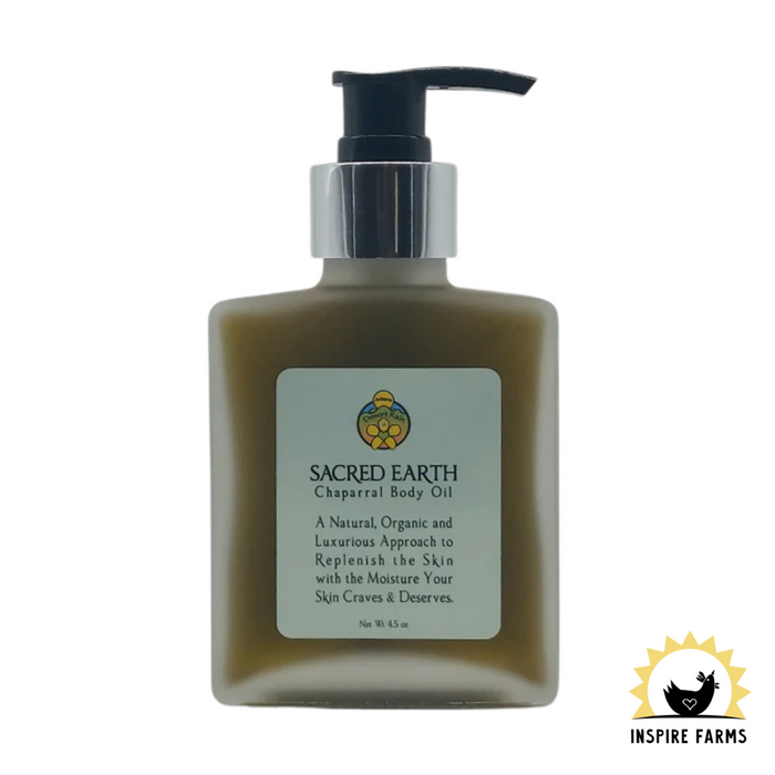 Desert Rain Sacred Earth Chaparrall Body Oil-4.3 oz