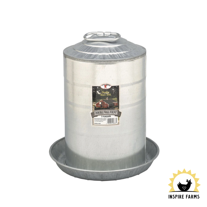 Double Wall Galvanized Waterers