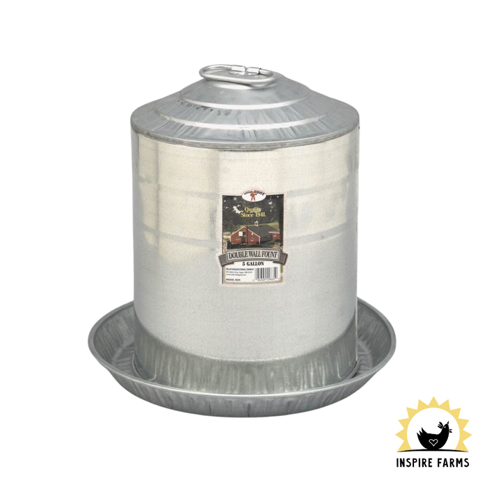 Double Wall Galvanized Waterers