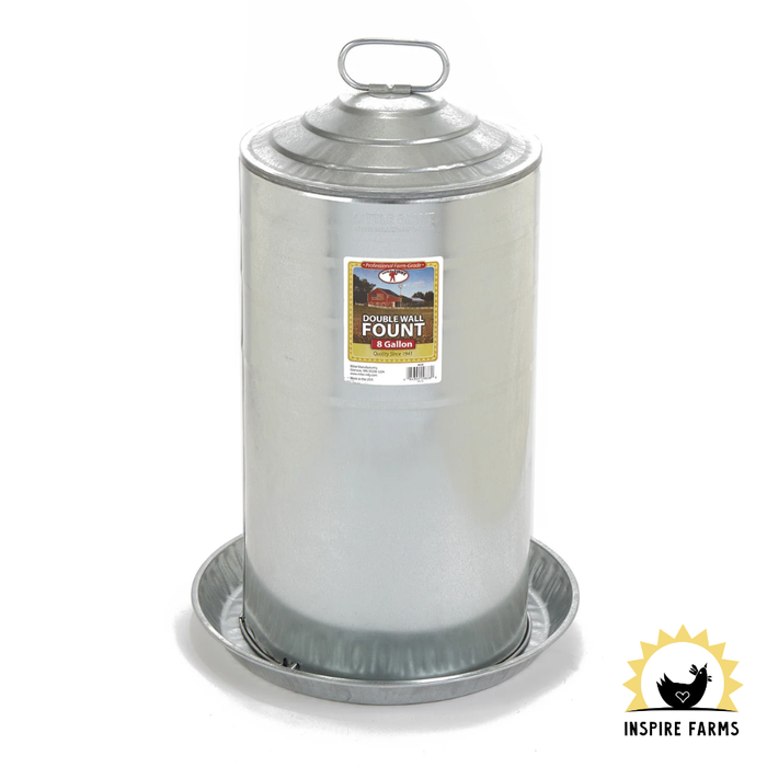 Double Wall Galvanized Waterers
