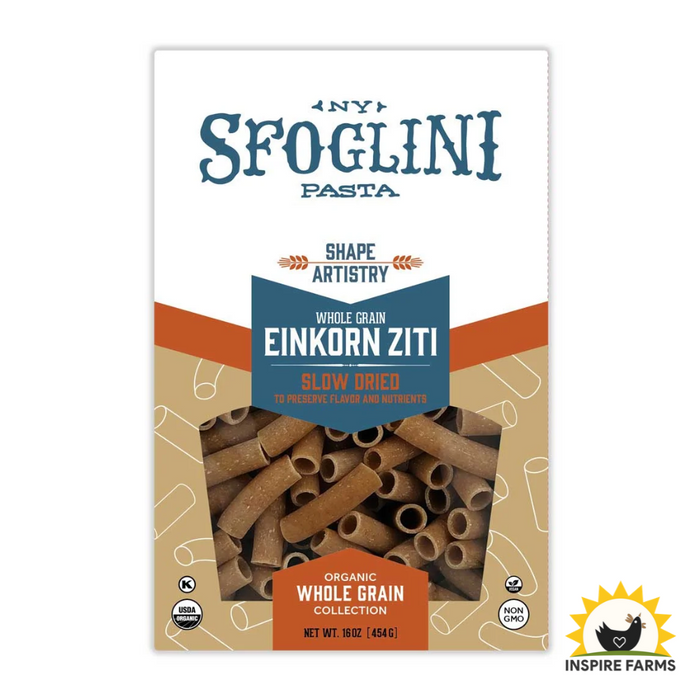 Organic Einkorn Ziti Pasta