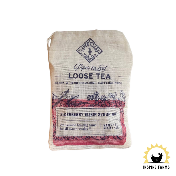 Elderberry Elixir Syrup Mix of Loose Leaf Tea- 15 servings