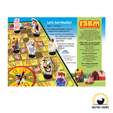 Farm Snakes and Ladders Board Game