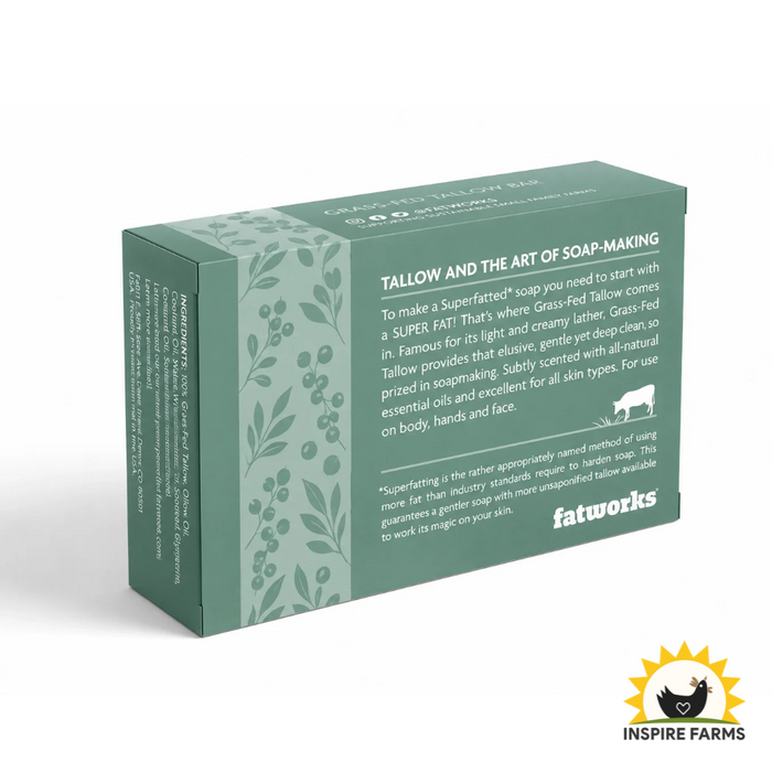 Fatbar Sage & Ecalyptus Tallow Soap - 4.25 oz