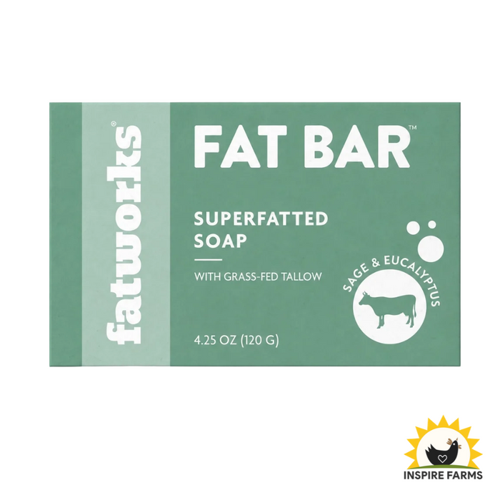 Fatbar Sage & Ecalyptus Tallow Soap - 4.25 oz