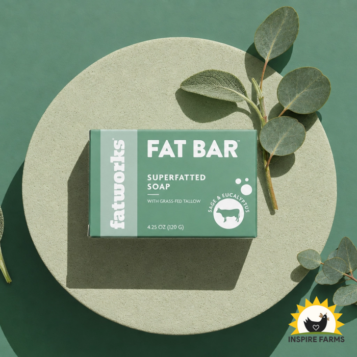 Fatbar Sage & Ecalyptus Tallow Soap - 4.25 oz