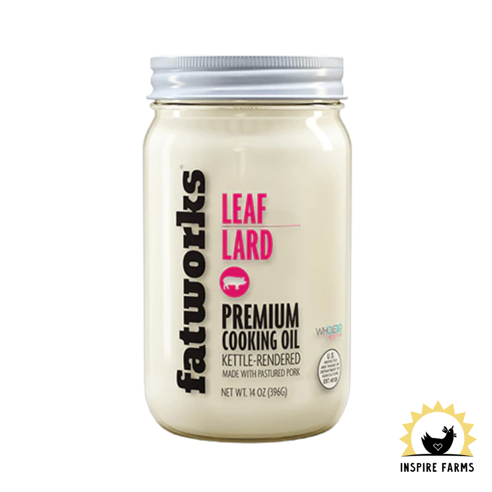 Fatworks Pasture Raised Leaf Lard 14 OZ — Inspire Farms