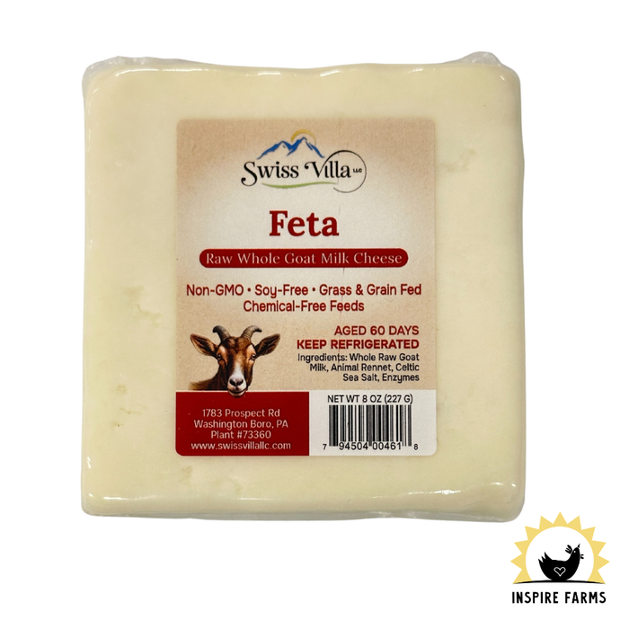Swiss Villa Feta - Raw Goat Cheese