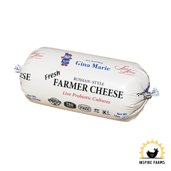 Gina Marie Farmer Cheese 1lb chubs