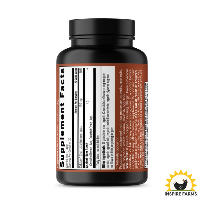 Grass-Fed Liver Once Daily - 30 Servings