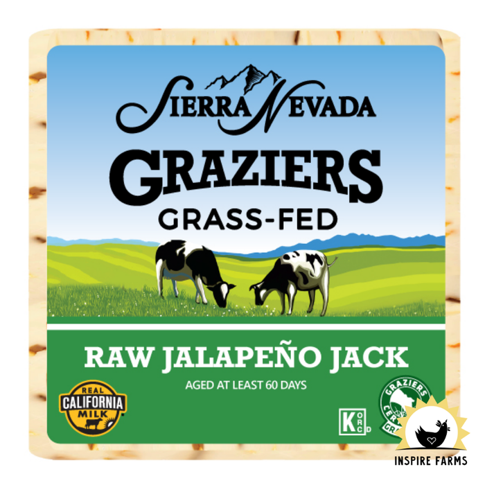 Graziers Raw Milk Jalapeno Jack 8oz