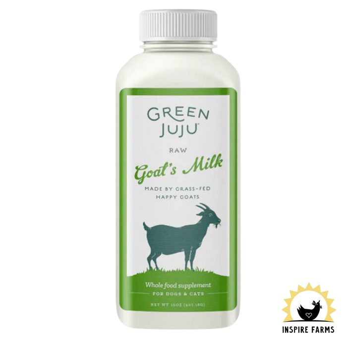 Green Juju Frozen Raw Goat's Milk for Pets