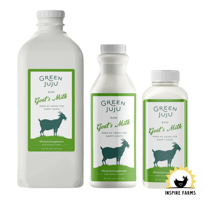 Green Juju Frozen Raw Goat's Milk for Pets