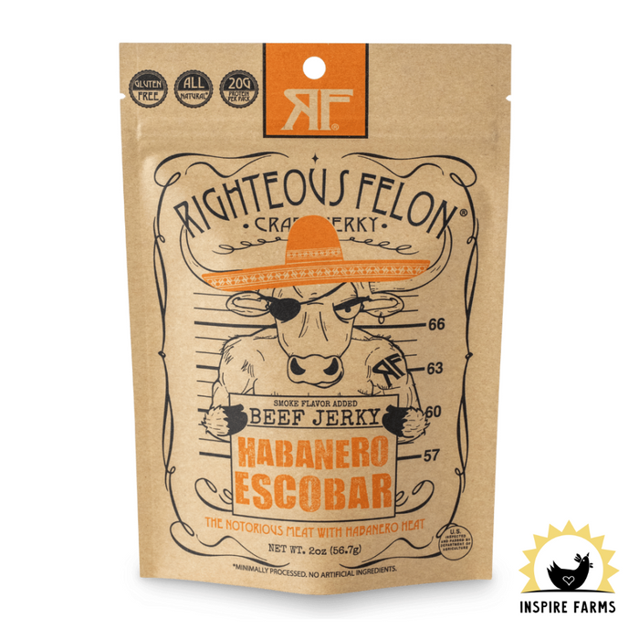Righteous Felon Beef Jerky 2oz
