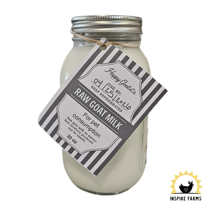 Happy Goat Raw Goat's Milk (pet milk)