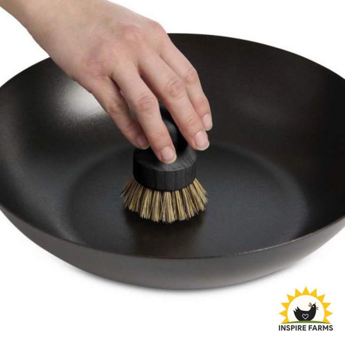 Helen's Asian Kitchen Wok and Cast Iron Scrub Brush