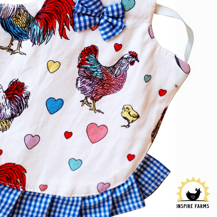 Hen Couture Saddle Apron - Chicken Protection