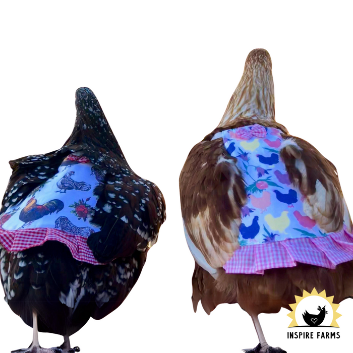 Hen Couture Saddle Apron - Chicken Protection