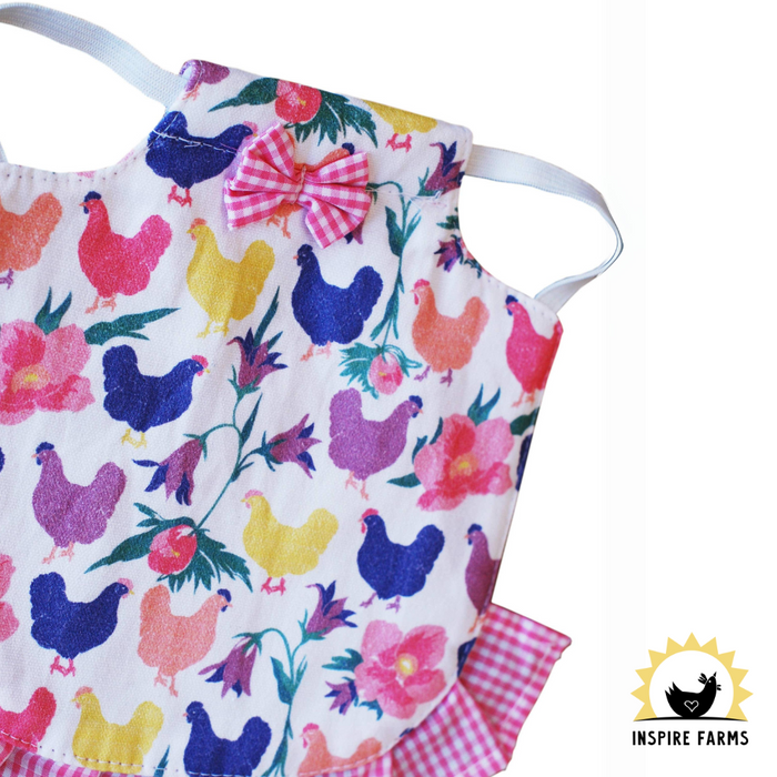 Hen Couture Saddle Apron - Chicken Protection