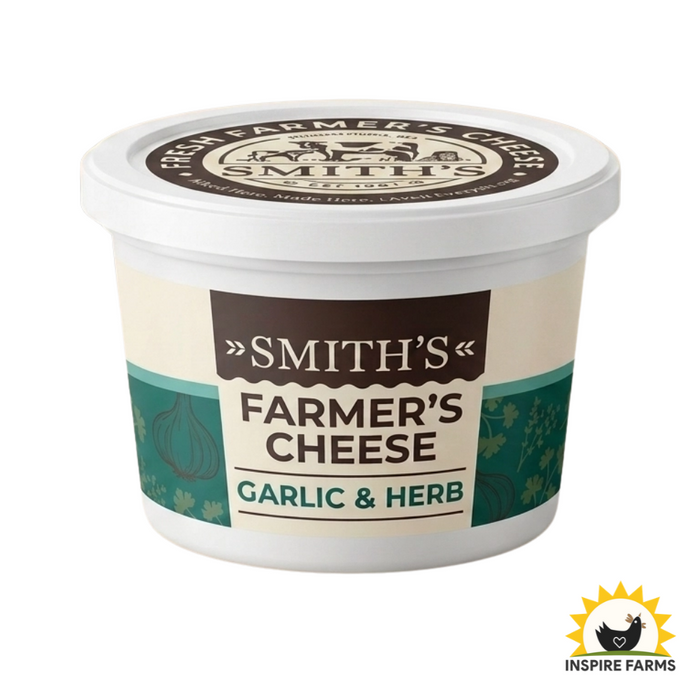 Herb & Garlic Farmer's Cheese - 6 oz