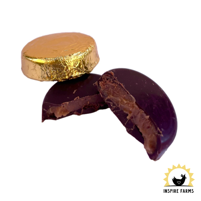 Honey Acres Cocoa–Dark Chocolate Honey Truffle Patties - singles
