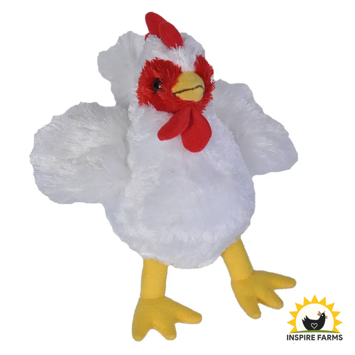 Hug'Ems Mini Chicken Stuffed Animal – 7"
