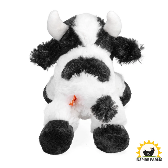 Hug'ems Mini Cow Stuffed Animal – 7"