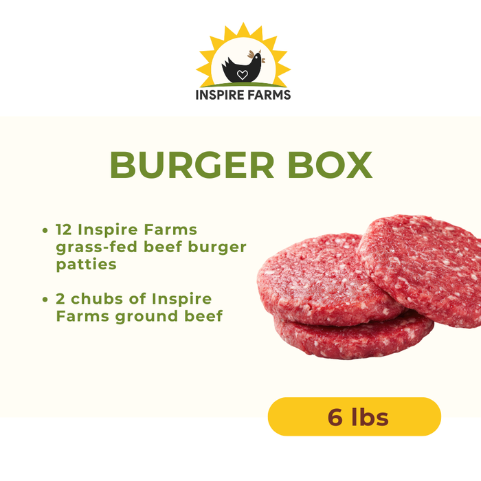 Inspire Farms Burger Box - Approximately 6 lbs