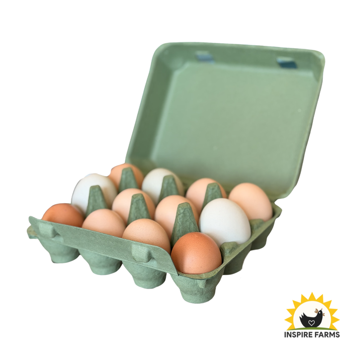 Inspire Farms Corn & Soy-Free Organic-Fed Eggs