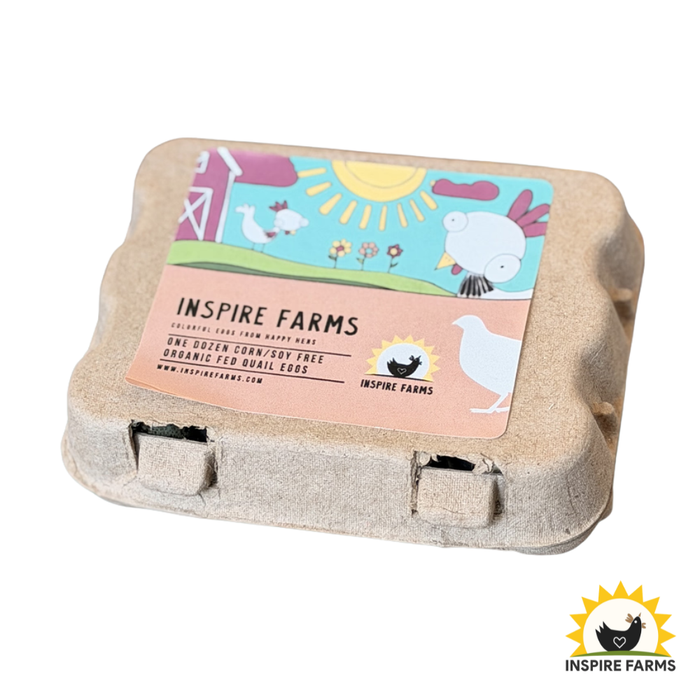 Inspire Farms Corn & Soy-Free Organic-Fed Quail Eggs