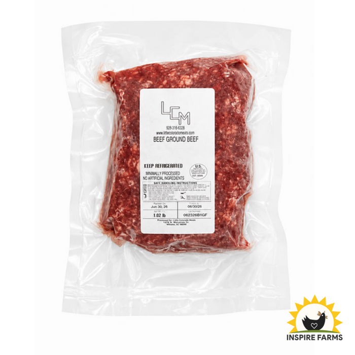 Ground Beef Chub - KB Farm and Pantry 1lb