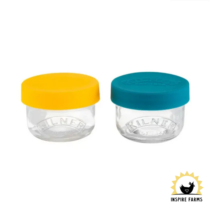 Kilner Snack and Store Pots set of 2, 4oz