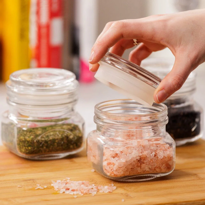 Kilner Square Push Top Storage Jars - Set of 3