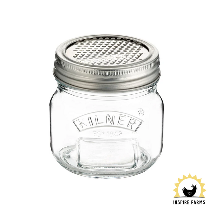 Kilner Storage Jar & Fine Grater 8.5oz