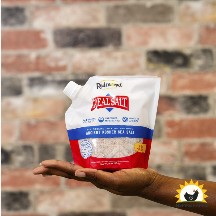 Redmond Ancient Kosher Sea Salt 16 oz