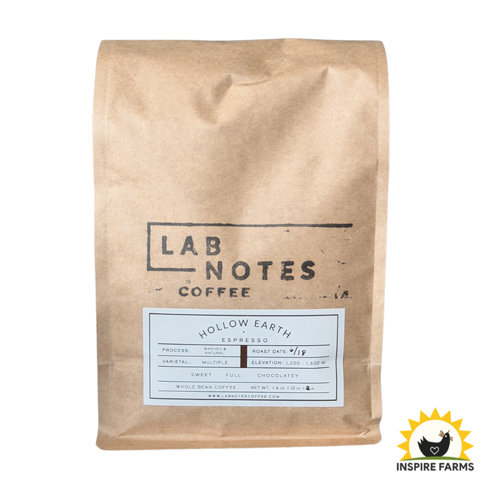 LAB Notes - Organic Whole Bean Coffee 2lbs