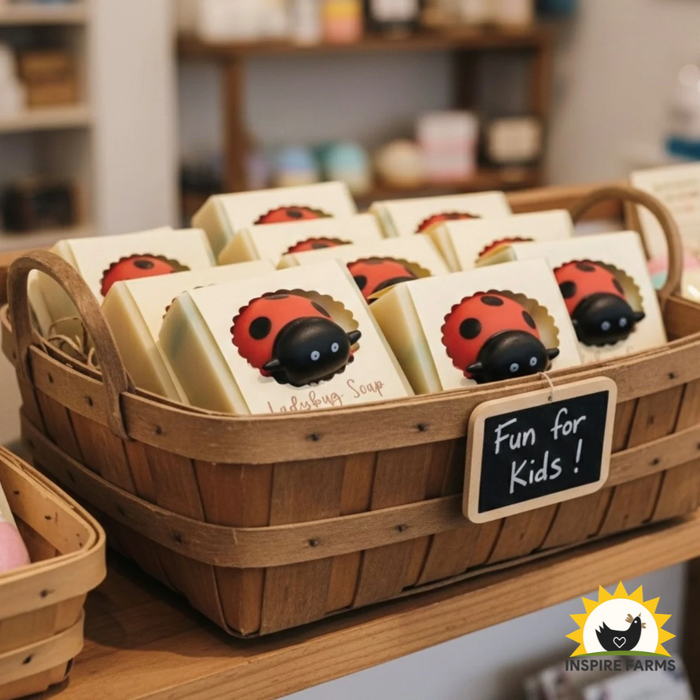 Ladybug Novelty Soap Bar