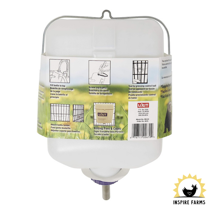 Lixit Pet Water Bottle – 64 oz