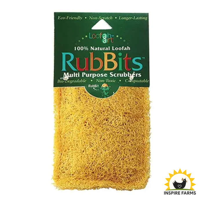 Loofah Art Rubbits Natural Multi Purpose Scrubbers