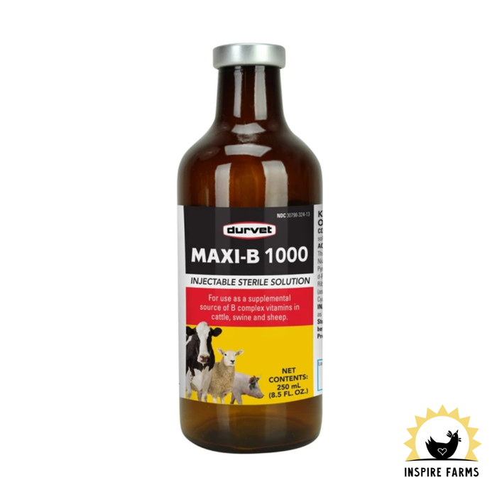 Durvet MAXI-B 1000 Vitamin B – 100 ml