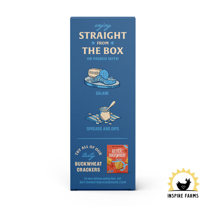 Better with Buckwheat Maine Crisps