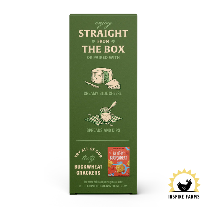 Better with Buckwheat Maine Crisps