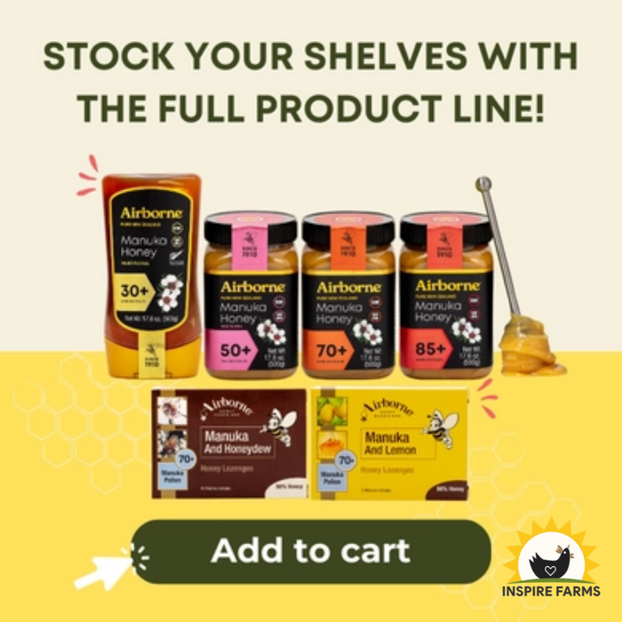 Manuka Honey Lozenges Cough Drops 16 Ct