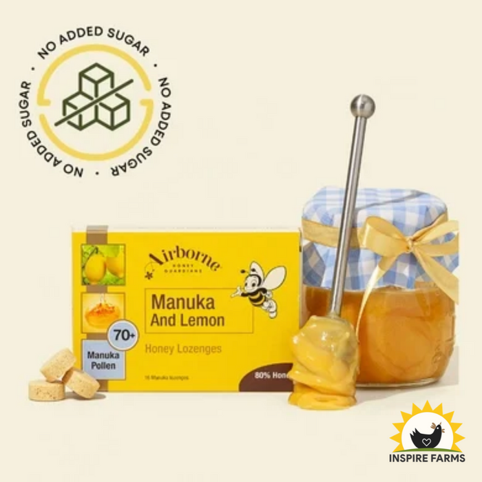 Manuka Honey Lozenges Cough Drops 16 Ct
