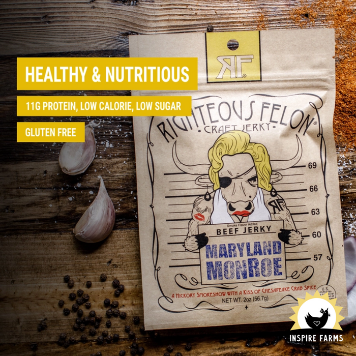 Righteous Felon Beef Jerky 2oz