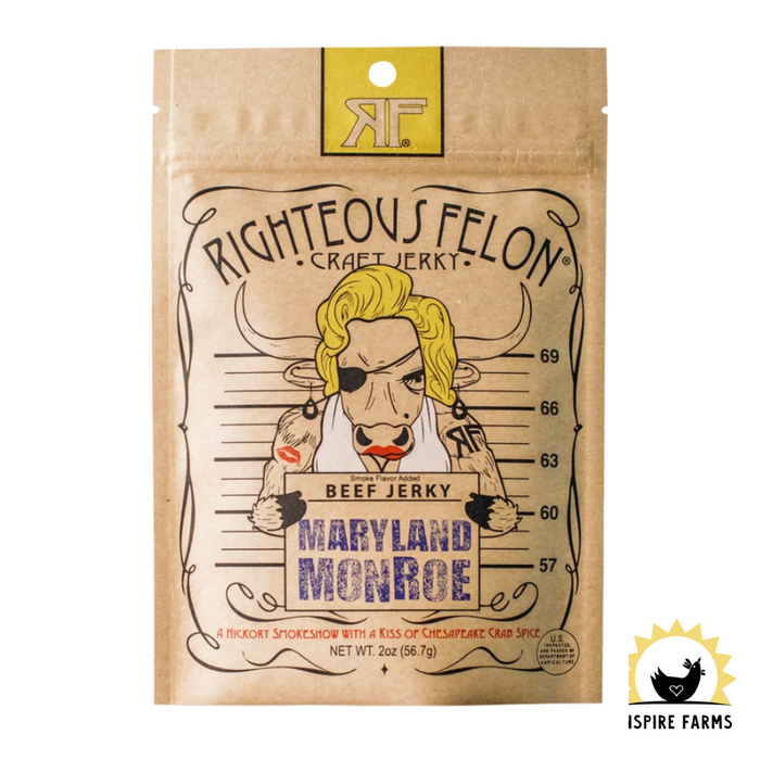 Righteous Felon Beef Jerky 2oz