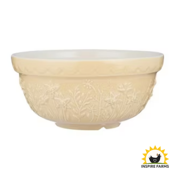 Mason Cash Daffodil, Yellow Size 30 Mixing Bowl 8