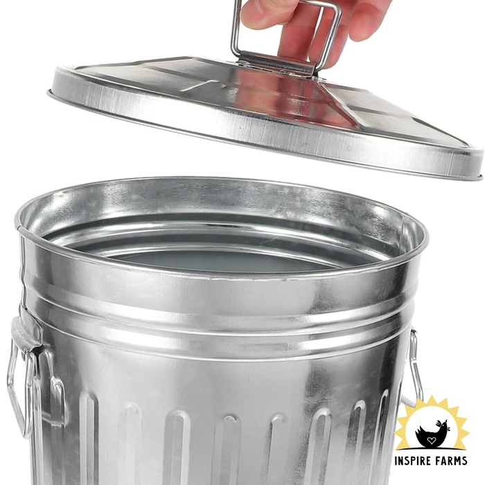 Galvanized Feed Storage Can