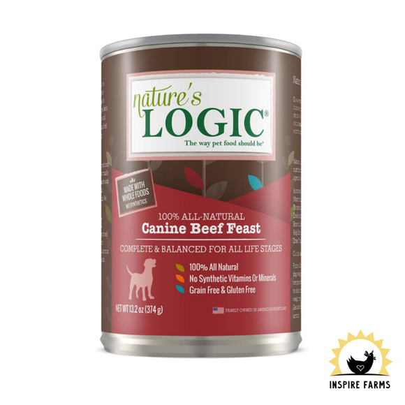 Nature's Logic Canine Canned Dog Food, 13.2-oz